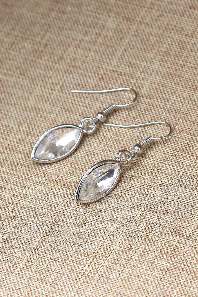 temperament compact crystal earrings