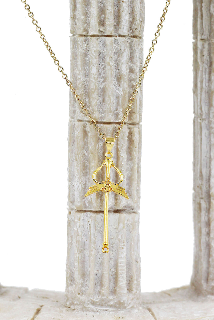 fashion magic wand pendant necklace