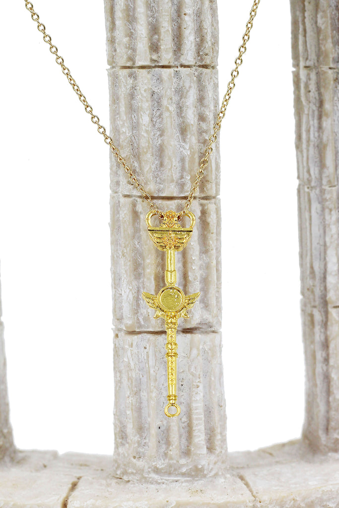 fashion magic wand pendant necklace