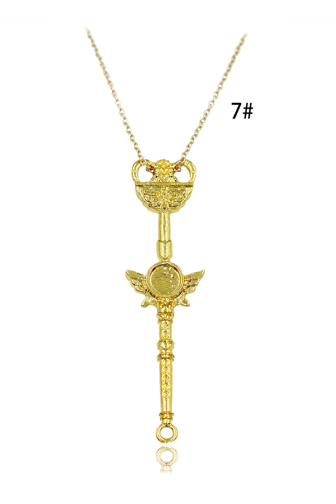 fashion magic wand pendant necklace