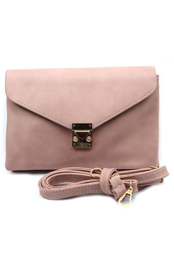 envelope leather purse