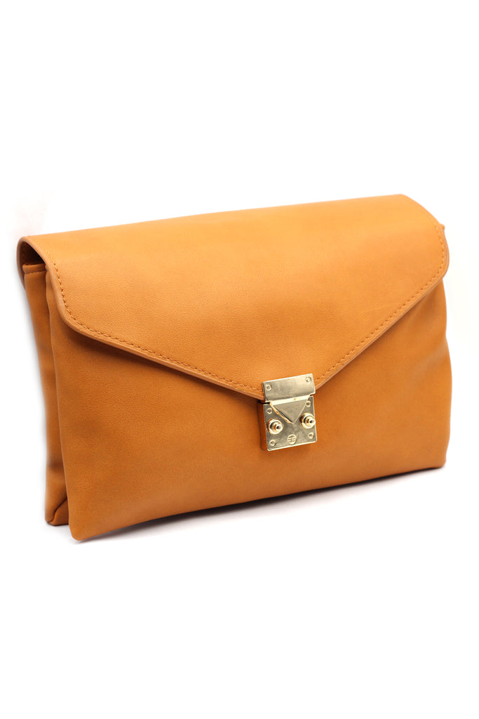 envelope leather purse