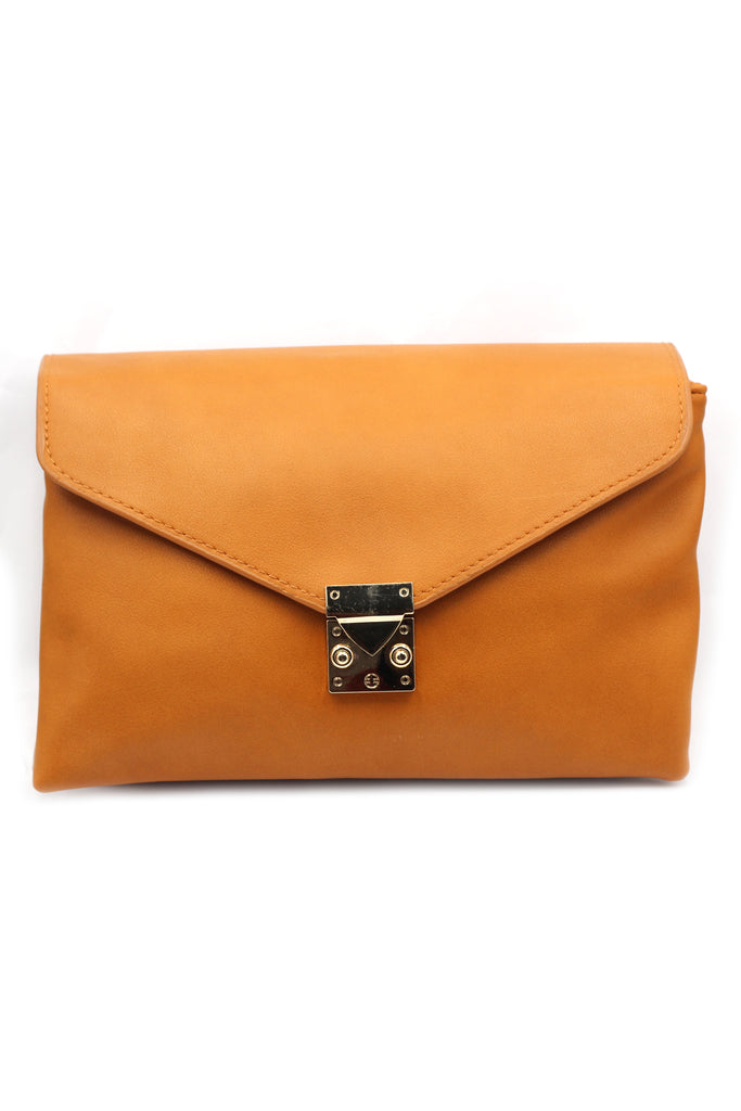 envelope leather purse