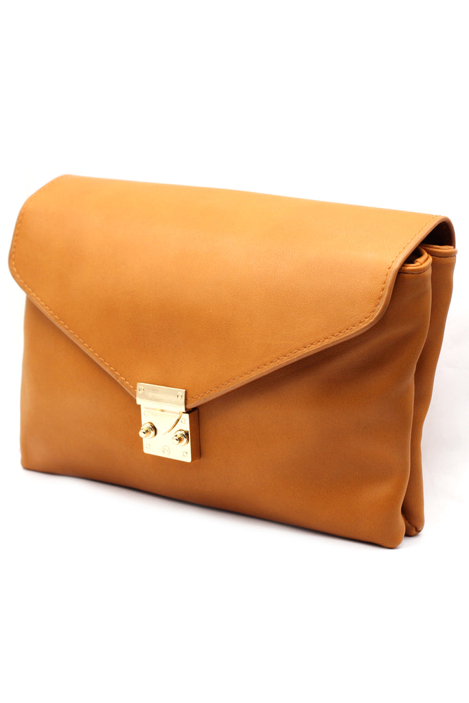 envelope leather purse