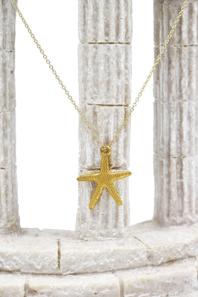 fashion starfish pendant necklace