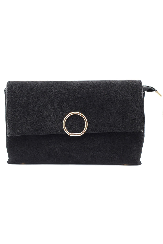 scrub leather envelope purse