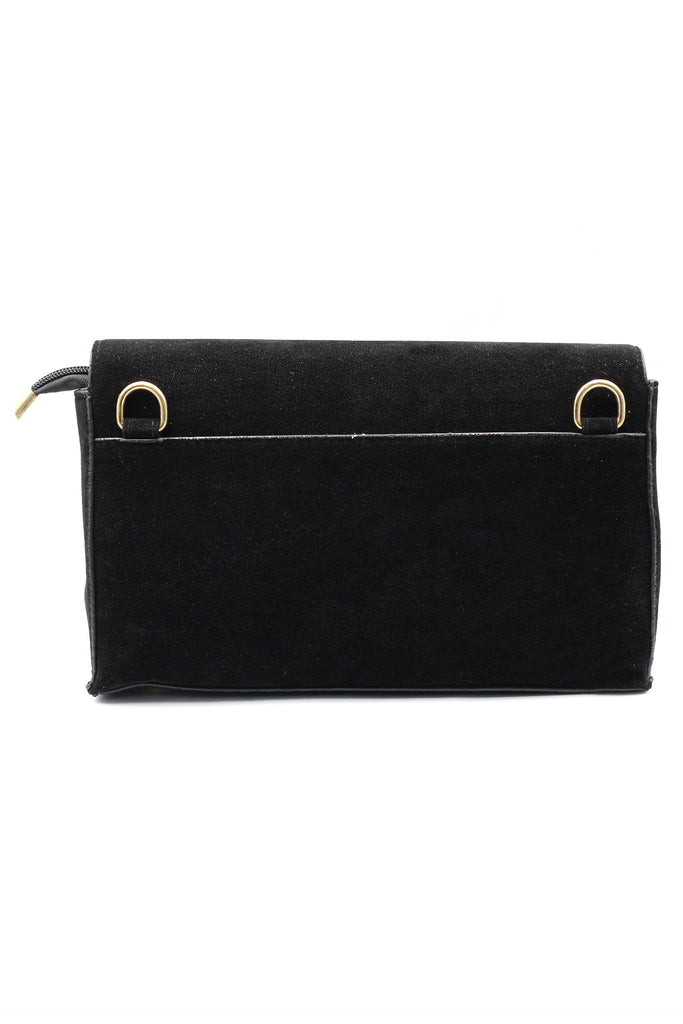 scrub leather envelope purse