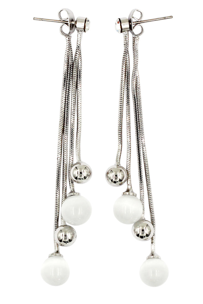 fashion pendant bead earrings