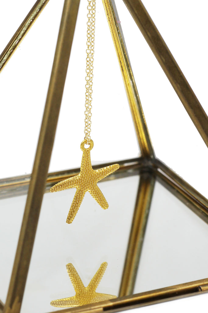 fashion starfish pendant necklace