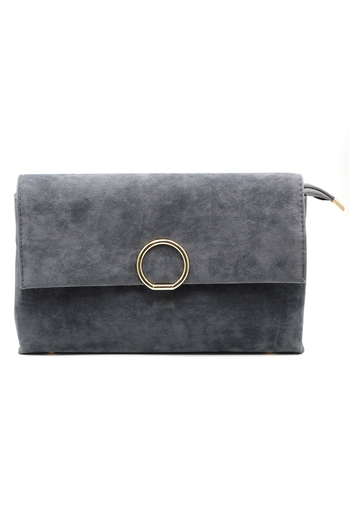 scrub leather envelope purse