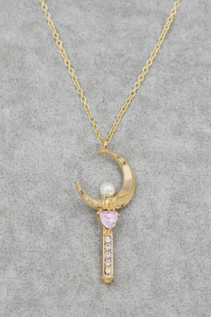 fashion magic wand pendant necklace