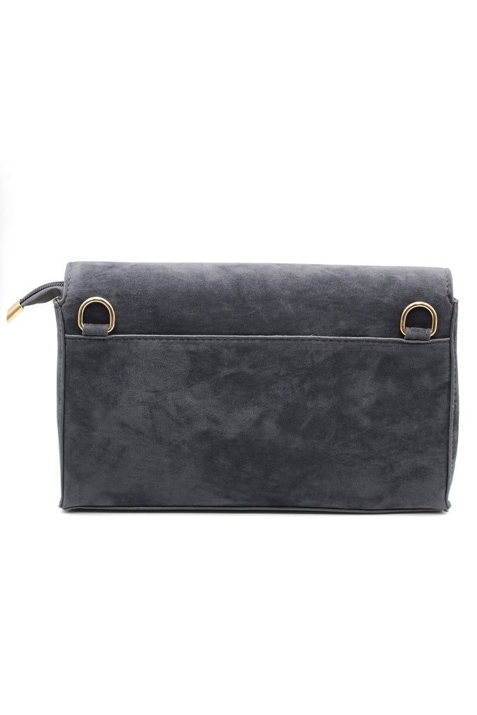 scrub leather envelope purse