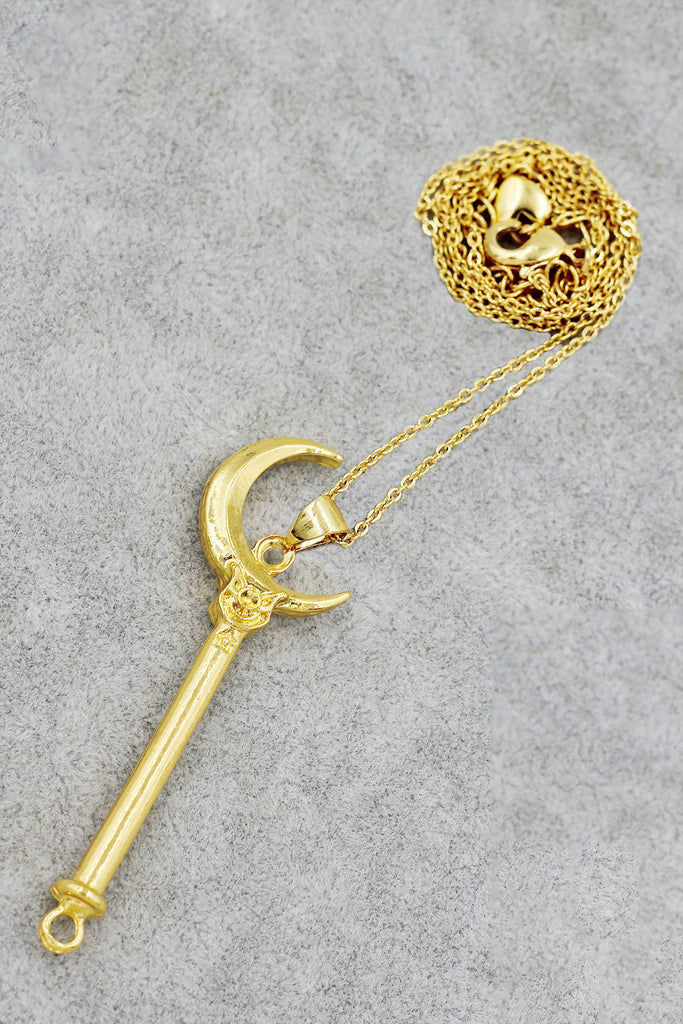 fashion magic wand pendant necklace