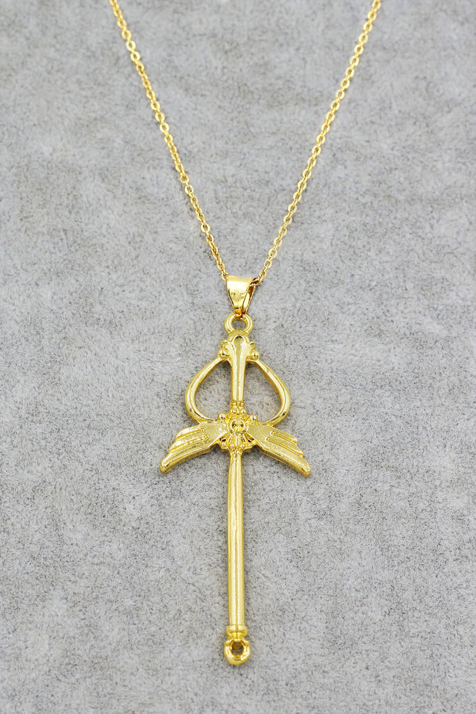 fashion magic wand pendant necklace
