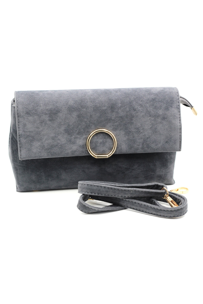 scrub leather envelope purse