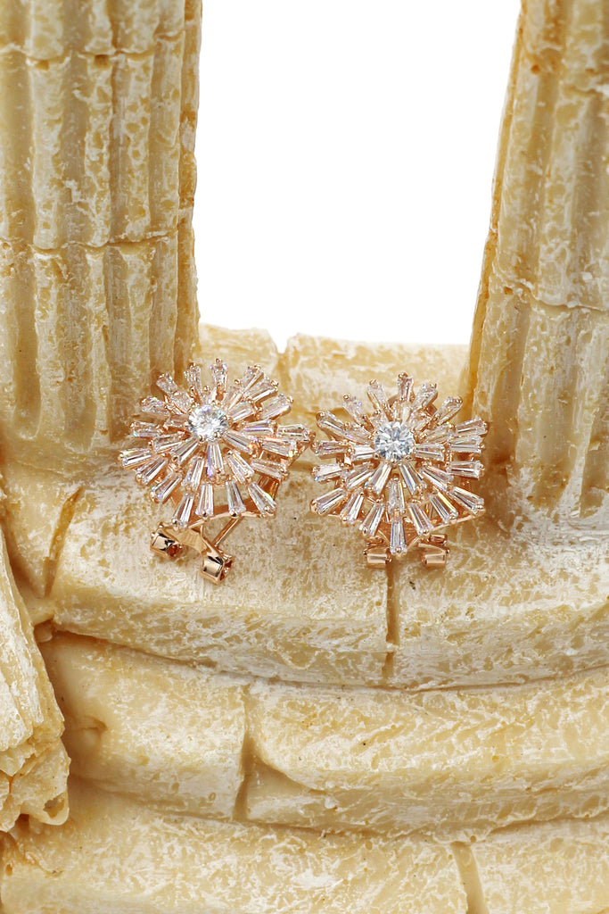 brilliant fireworks crystal earrings