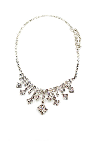 wild star rice crystal necklace