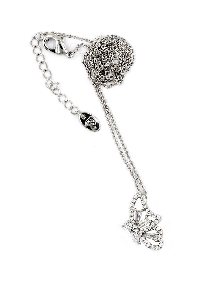 Exquisite Butterfly Crystal Necklace Set