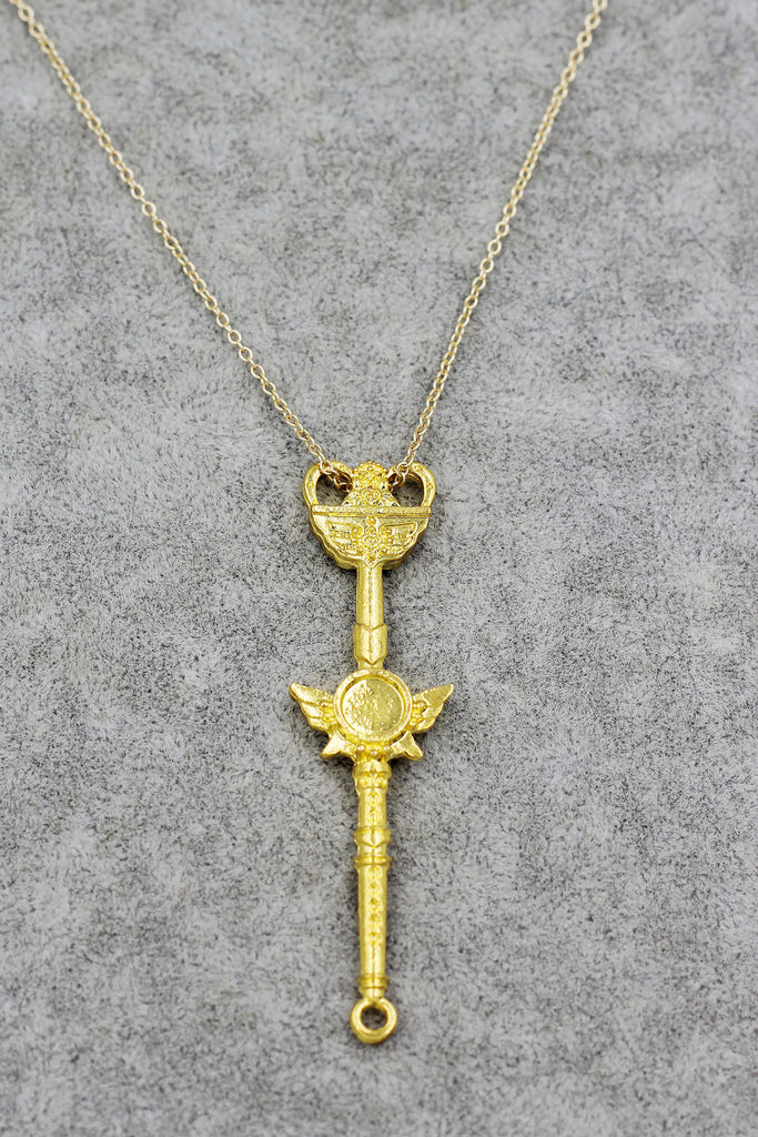 fashion magic wand pendant necklace