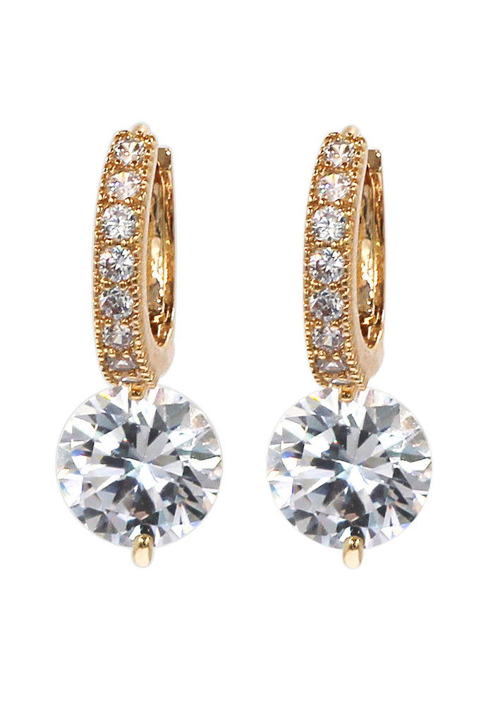 fashion hook crystal earrings