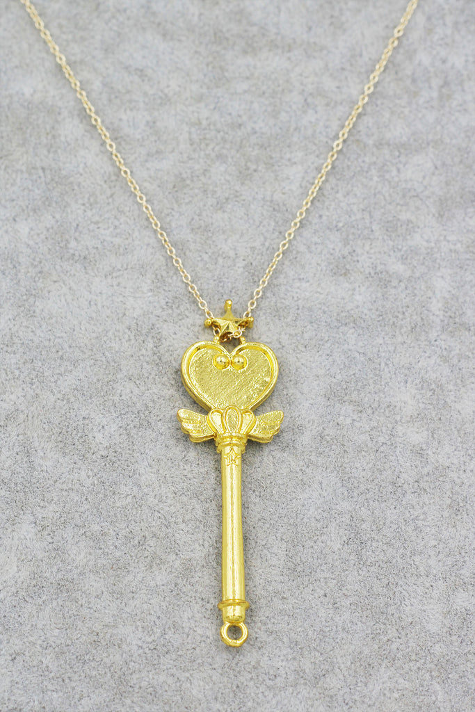 fashion magic wand pendant necklace