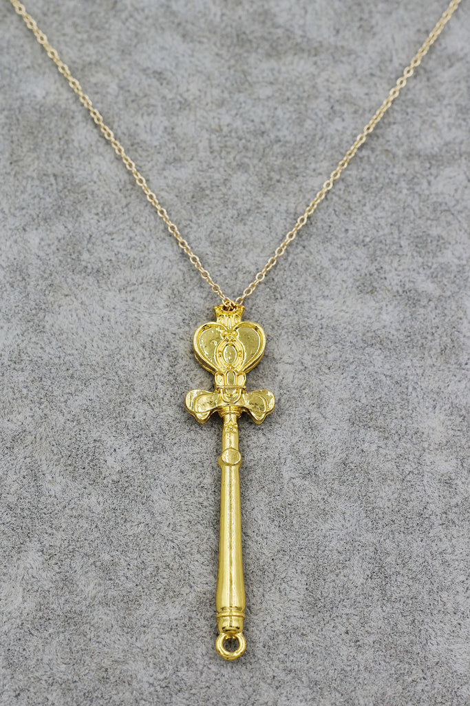 fashion magic wand pendant necklace