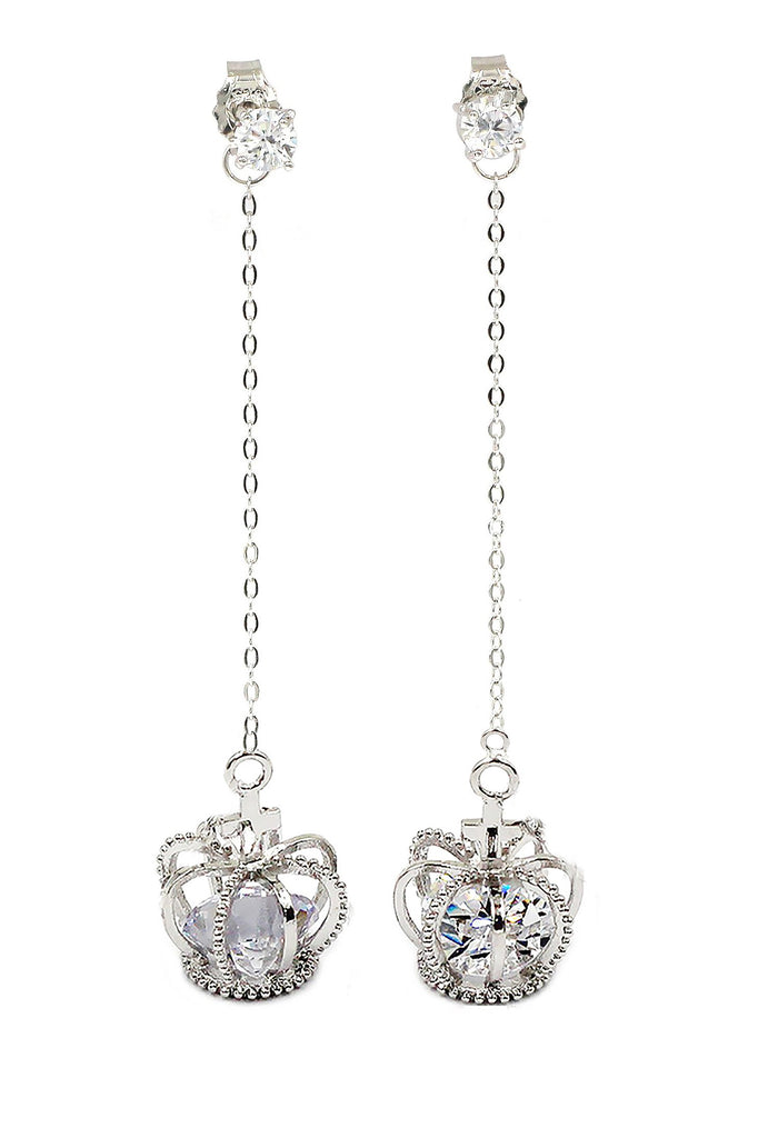 fashion crown pendant bracelet earrings set