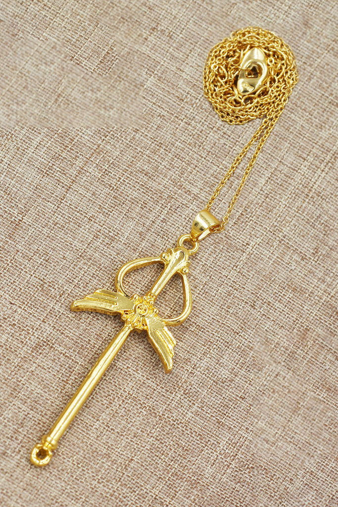 fashion magic wand pendant necklace