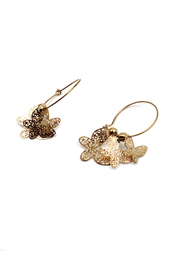 elegant butterfly earrings
