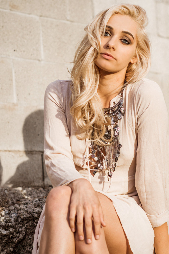 Stylish and elegant coins necklace