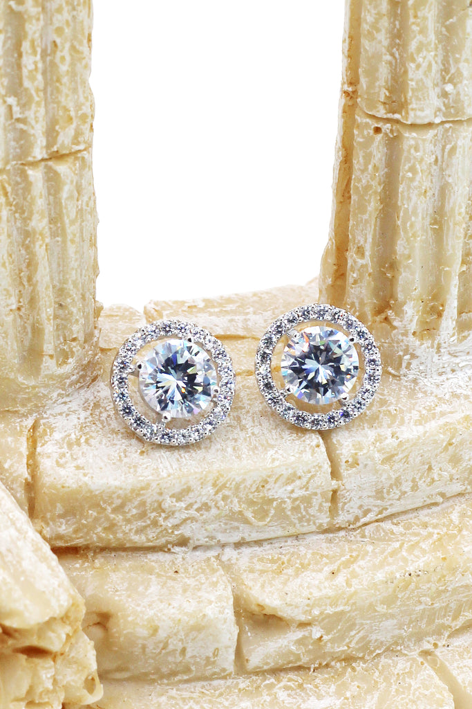 sparkling shining crystal earrings