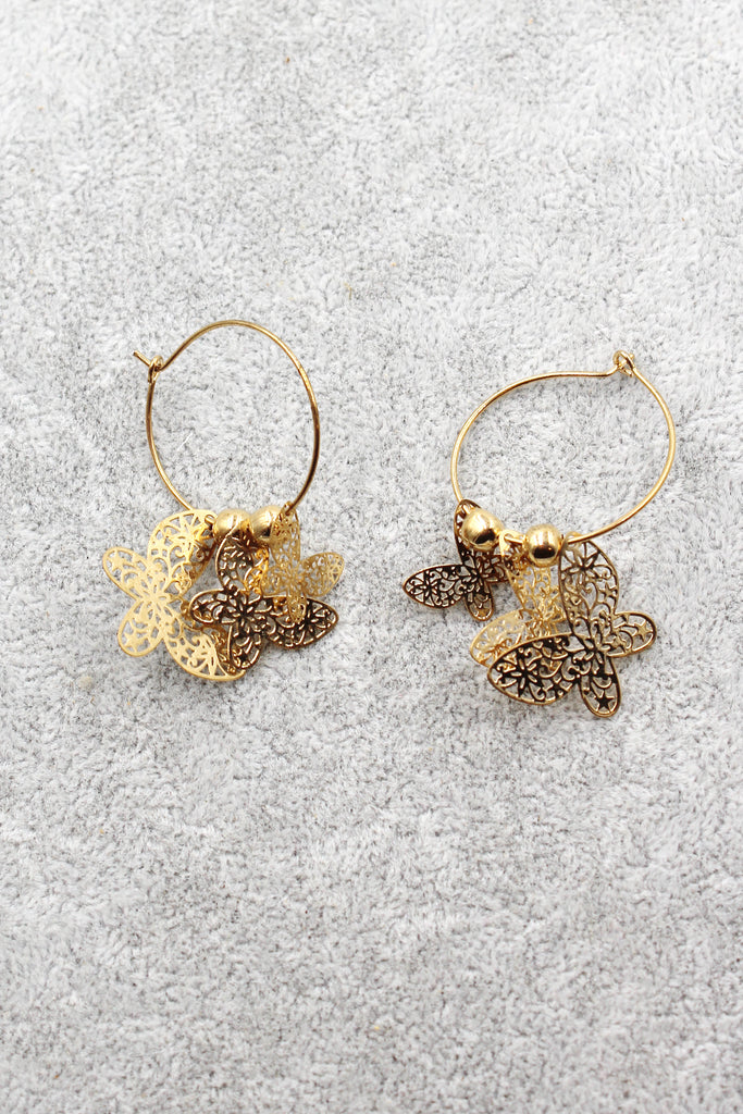 elegant butterfly earrings