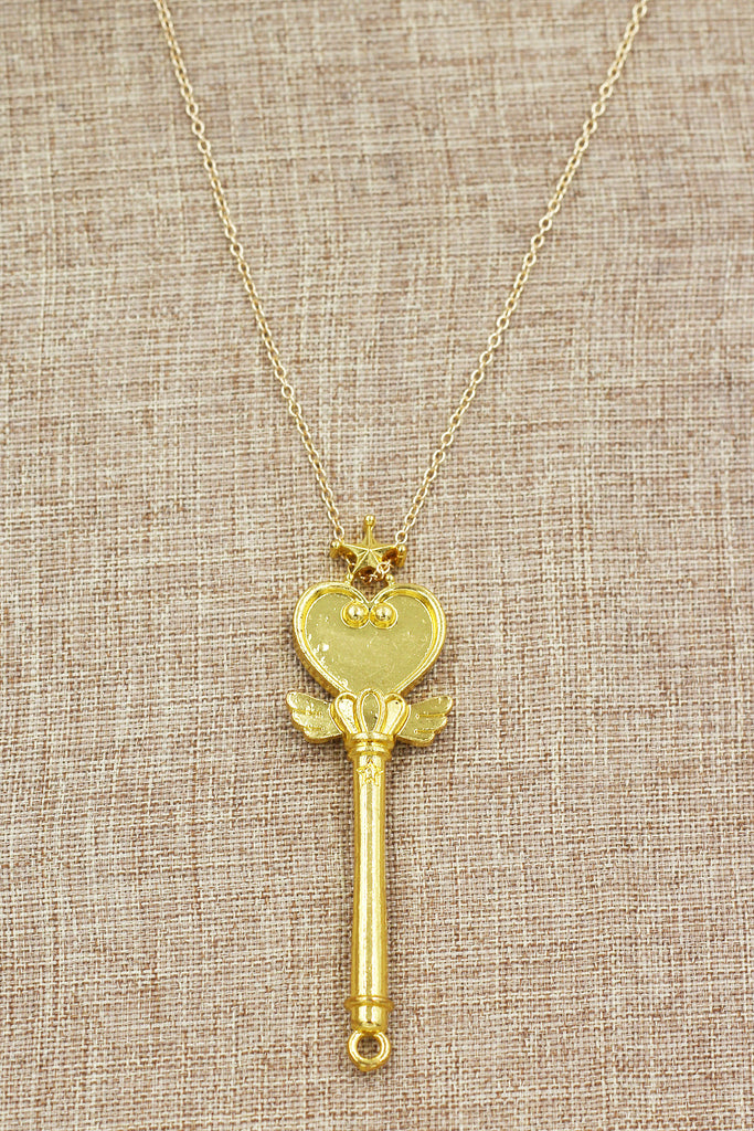 fashion magic wand pendant necklace