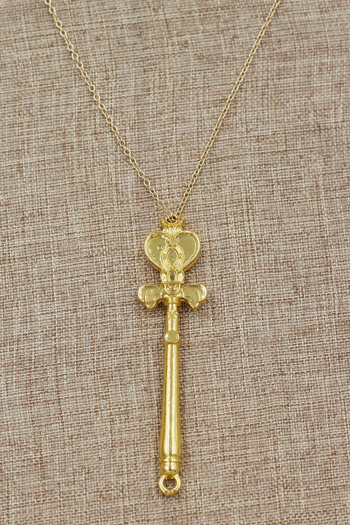 fashion magic wand pendant necklace
