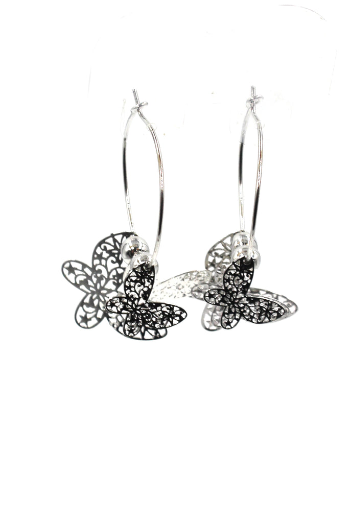 elegant butterfly earrings