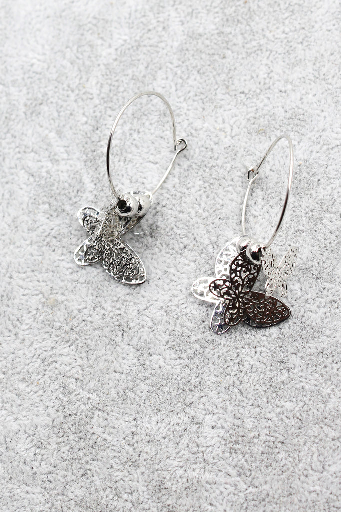 elegant butterfly earrings