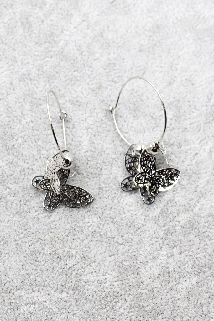 elegant butterfly earrings