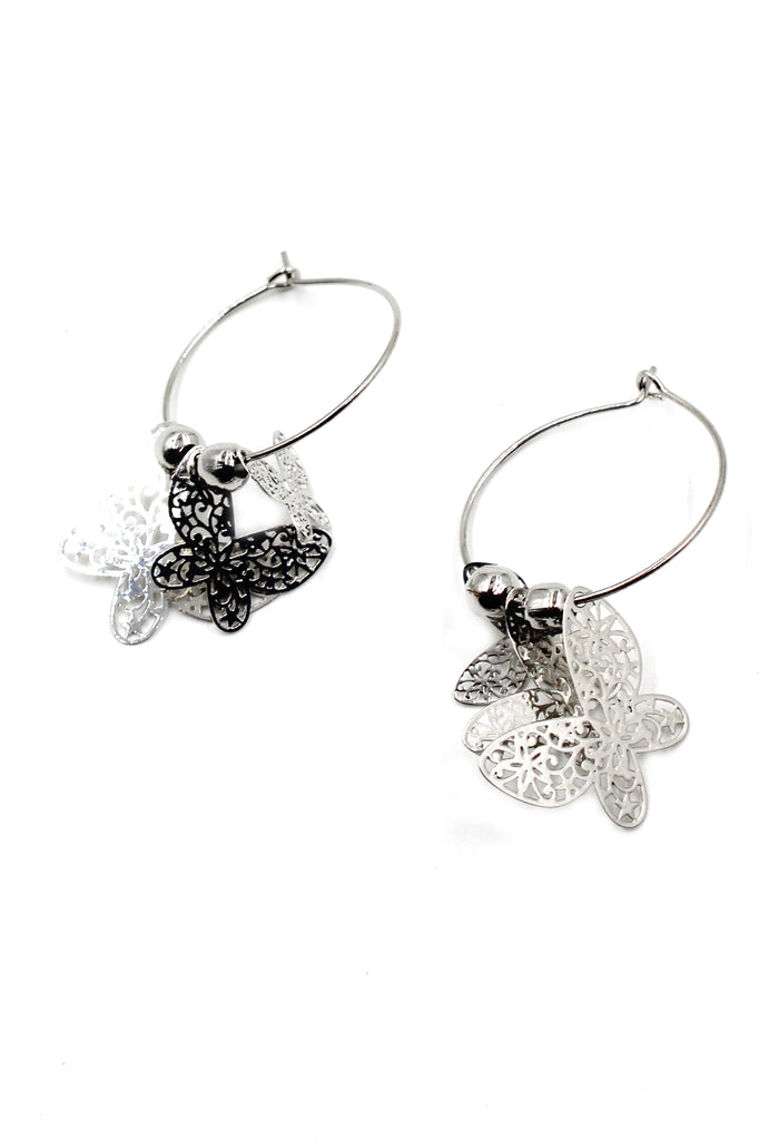 elegant butterfly earrings
