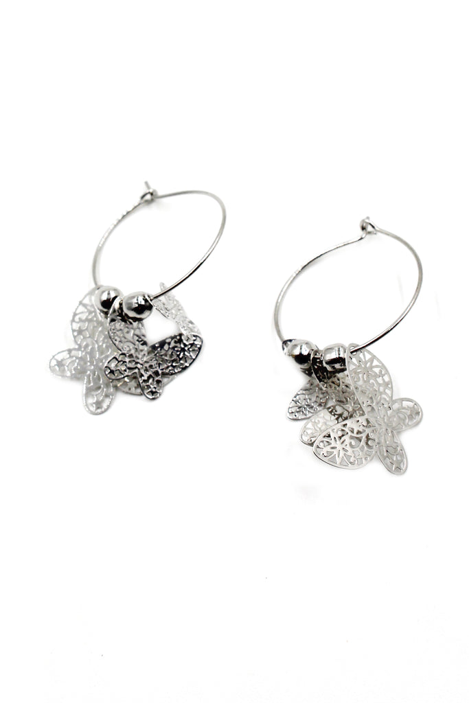 elegant butterfly earrings