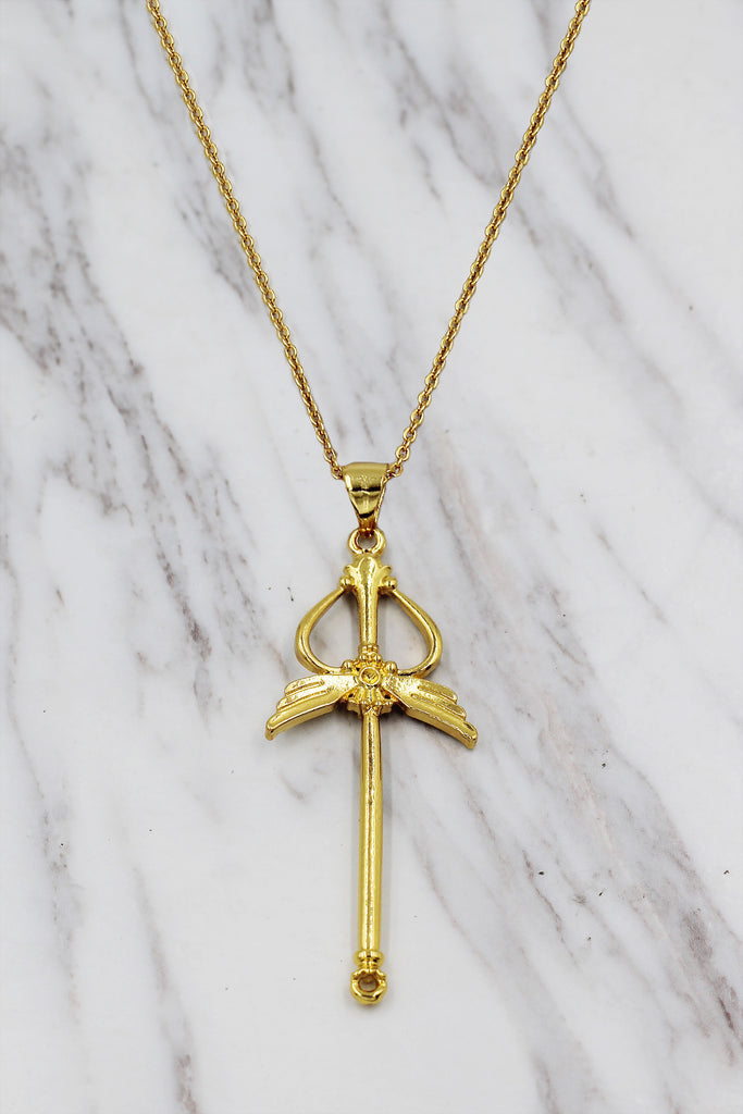 fashion magic wand pendant necklace