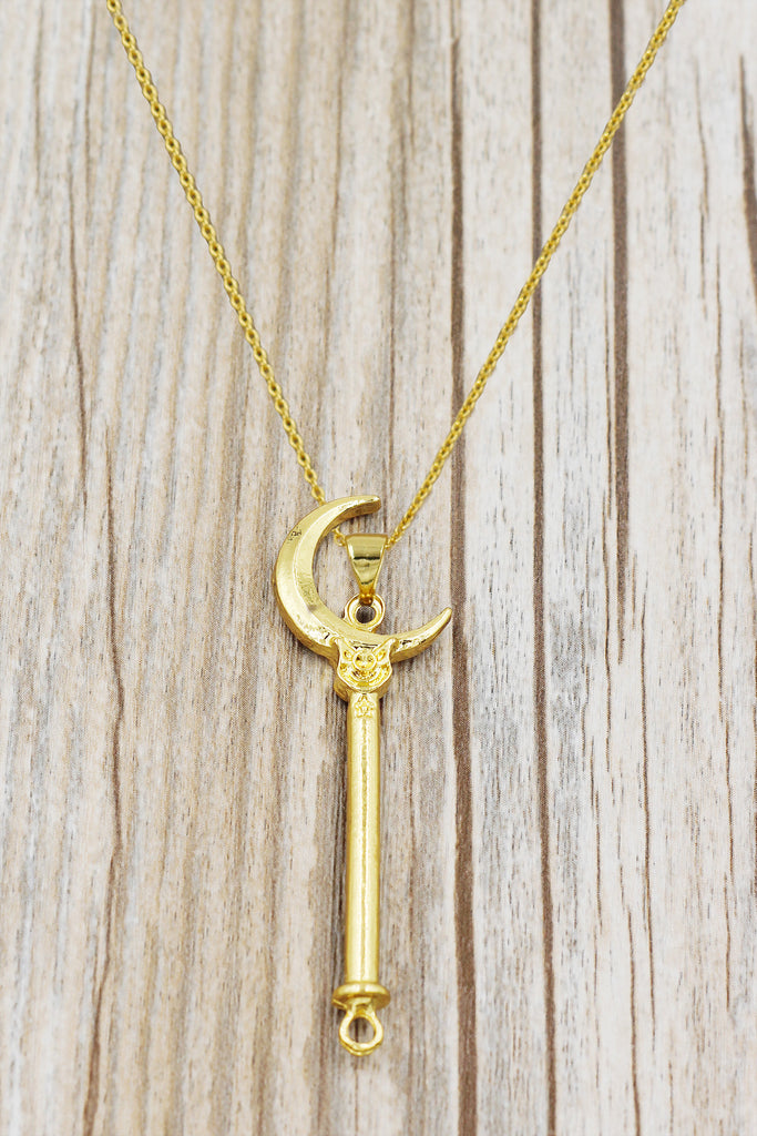 fashion magic wand pendant necklace