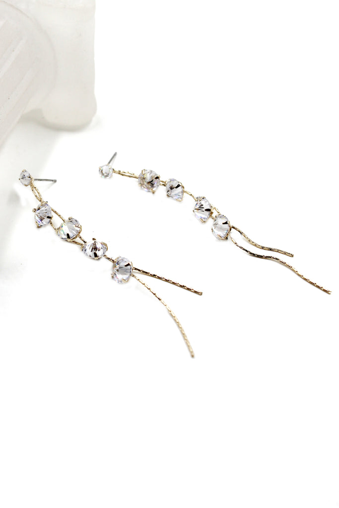 fashion wild crystal earrings