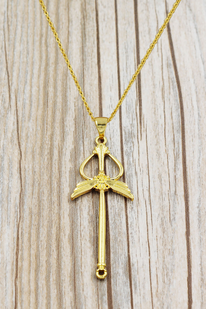 fashion magic wand pendant necklace