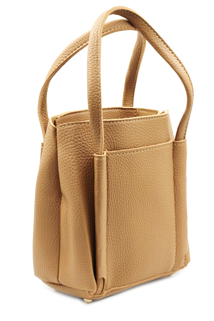 square leather purses