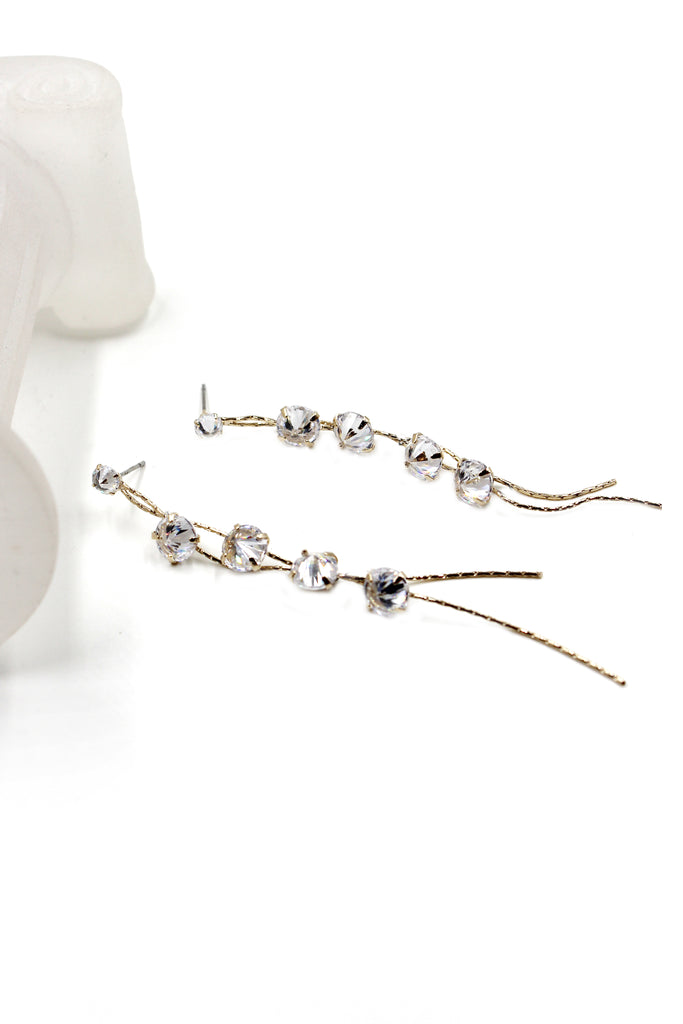 fashion wild crystal earrings