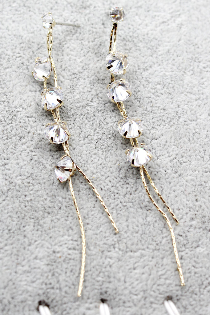 fashion wild crystal earrings