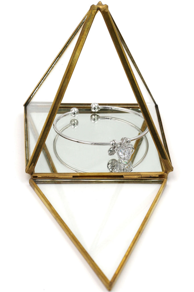 fashion crown crystal bracelet earrings set