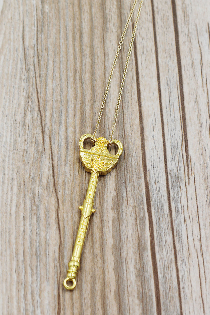 fashion magic wand pendant necklace