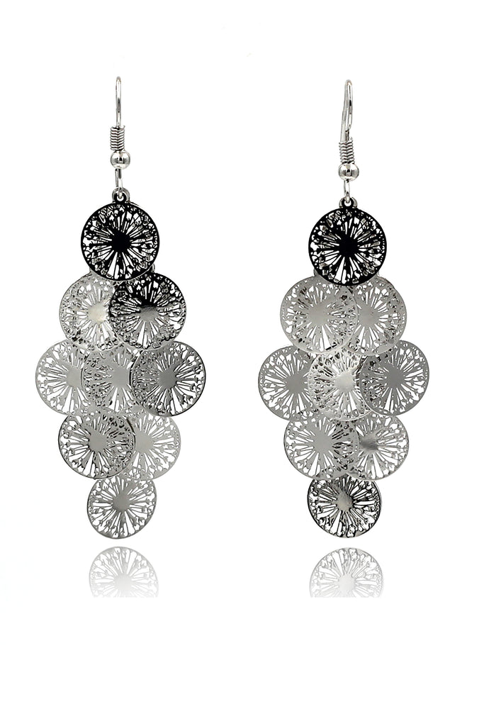 Fashion retro hollow earrings