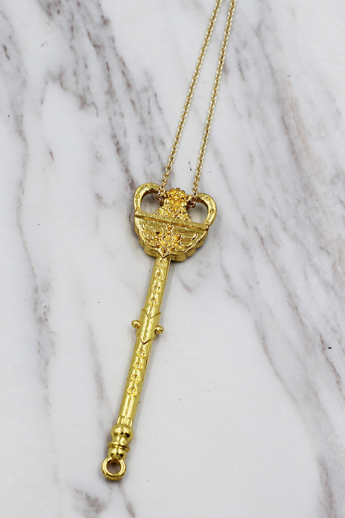 fashion magic wand pendant necklace